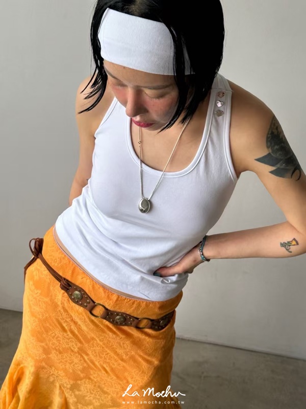 愛心釦繽紛美背背心